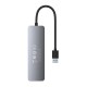 4in1 Hub Baseus  UltraJoy Lite USB-A to USB 3.0 15cm (grey) 4in1 Hub Baseus  UltraJoy Lite USB-A to USB 3.0 15cm (grey)