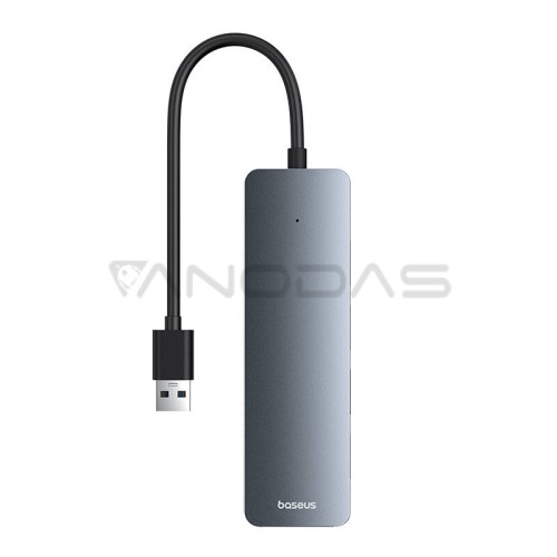4in1 Hub Baseus  UltraJoy Lite USB-A to USB 3.0 15cm (grey)  4in1 Hub Baseus  UltraJoy Lite USB-A to USB 3.0 15cm (grey)