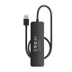 4in1 Hub Baseus  UltraJoy Lite USB-A to USB 3.0 50cm (black)