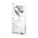 4in1 Hub Baseus UltraJoy USB-C iki 3x USB 3.0 + RJ45 (tarpo pilka)