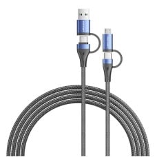 4in1 USB laidas USB 2.0 Vention CTLLH 2m (juodas)