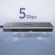 UGREEN USB 3.0 4 Ports Hub Gray