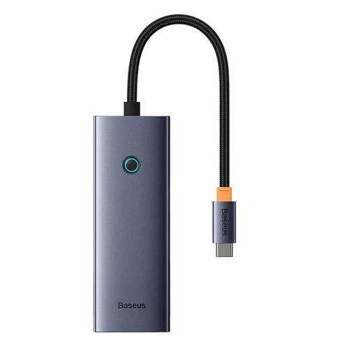 5-in-1 Hub Baseus UltraJoy Series USB-C to HDMI4K@30Hz+3xUSB 3.0+1xPD (grey) 5-in-1 Hub Baseus UltraJoy Series USB-C to HDMI4K@30Hz+3xUSB 3.0+1xPD (grey)