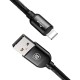 Baseus 3in1 Cable USB-C / Lightning / Micro 3.5A 0.3m - Black