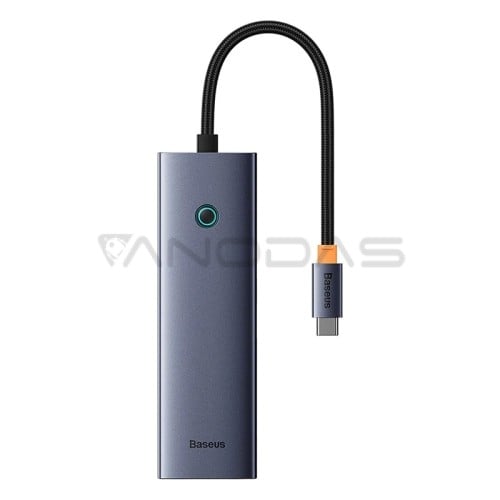 6in1 Hub Baseus  UltraJoy USB-C do HDMI4K@30Hz1+3xUSB 3.0+PD+RJ45 (space grey)  6in1 Hub Baseus  UltraJoy USB-C do HDMI4K@30Hz1+3xUSB 3.0+PD+RJ45 (space grey)