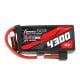 Akumuliatorius Gens Ace 4300mAh 11.4V 60C 3S1P su XT60 / T -Plug