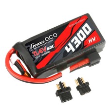Battery Gens Ace 4300mAh 11.4V 60C 3S1P with XT60 / T -Plug