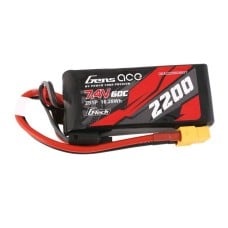 Battery GensAce G-Tech LiPo 2200mAh 7.4V 60C 2S1P XT60