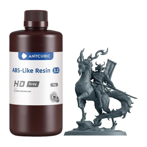 ANYCUBIC ABS tipo derva 3.0 (pilka) ANYCUBIC ABS tipo derva 3.0 (pilka)