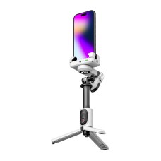 AOCHUAN M1 Pro stabilizatorius su RGB apšvietimu (baltas)