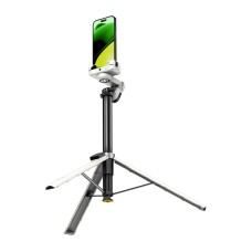 AOCHUAN M3 Pro stabilizatorius su RGB apšvietimu (baltas)