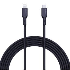 Aukey CB-NCL2 USB-C laidas iki Lightning 1.8 m (juodas)