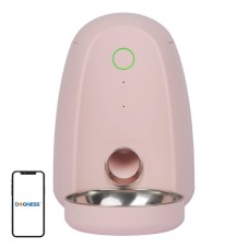 Automatic Pet Feeder with plastic bowl WIFI mini Dogness (pink)
