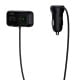 Automobilinis Bluetooth MP3 grotuvas + įkroviklis Baseus T Shaped S-16 Black OS