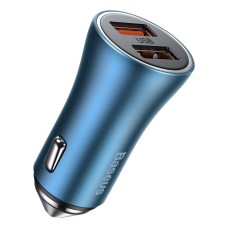 Baseus Golden Contactor Pro car charger 2x USB QC SCP 40W - Blue