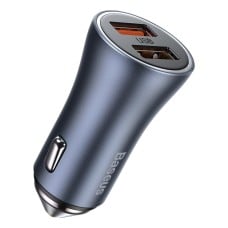 Baseus Golden Contactor Pro Car Charger 2xUSB 40W - Gray