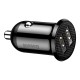 Baseus Grain Pro Car Charger 2x USB 4.8A - Black