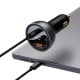Car charger Baseus Superme USB USB-C 140W - black