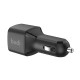 Car charger Budi 065R, 2x USB-C, PD 60W (black)