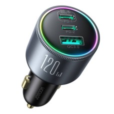 Joyroom automobilinis įkroviklis JR-CCN07 USB - USB C 120W - pilka