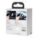 Automobilinis laikiklis Baseus Big Energy su 15W belaidžiu įkrovikliu, skirtas iPhone 12 (juodas)
