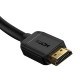 Baseus 2x HDMI 2.0 4K 30Hz kabelis 3D HDR 18Gbps 8m Juodas