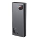 Baseus Adaman Metal Power Bank 20000mAh PD QC 3.0 65W 2xUSB + USB-C + micro USB - black