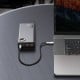 Baseus Adaman Metal Power Bank 20000mAh PD QC 3.0 65W 2xUSB + USB-C + micro USB - black