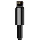Baseus Tungsten Gold kabelis USB į Lightning 2.4A 1m - Juodas