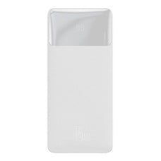 Baseus Bipow Powerbank, 30 000 mAh, 15 W (balta)