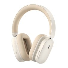 Baseus Bowie H1 belaidės ausinės Bluetooth 5.2, ANC (balta)