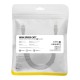 Baseus Cat 7 UTP Ethernet RJ45 kabelis plokščias 5 m juodas