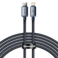 Baseus Crystal USB-C - Lightning cable 20W PD 2m black