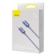 Baseus Crystal cable USB-C - Lightning 20W PD 2m - Purple