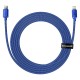 Baseus Crystal kabelis USB-C - Lightning 20W PD 2m - Mėlynas