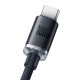Baseus Crystal USB - USB-C Cable 100W 1.2m - Black