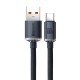 Baseus Crystal USB - USB-C Cable 100W 1.2m - Black