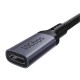 Baseus didelės raiškos prailginimo kabelis USB-C, 10 Gbps, 1 m (juodas)