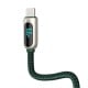 Baseus Display kabelis USB - USB-C 66W 1m - Žalias