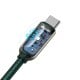 Baseus Display Cable USB-C to USB-C 100W 1m (green)