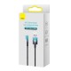 Baseus Elbow 1m 100W USB to USB-C angled cable (black-blue)