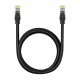 Baseus Ethernet CAT5, 1.5 m tinklo kabelis (juodas)