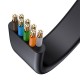 Baseus Ethernet RJ45 tinklo kabelis, 1Gbps, 15m (fekete)