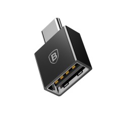 Baseus Exquisite USB-C to USB 2.4A Adapter - Black