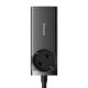 Baseus GaN3 Pro wall charger / power strip 2xUSB + 2xUSB-C + AC 100W black