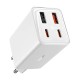 Baseus GAN6 Pro greitas įkroviklis, 2xUSB-C + 2xUSB, 65W (balta)