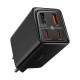 Baseus GAN6 Pro greitas įkroviklis, 2xUSB-C + 2xUSB, 65W (juodas)