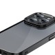 Baseus Glitter Transparent Case and Tempered Glass set for iPhone 14 Pro Max (black)