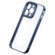 Baseus Glossy Clear Case and Tempered Glass for iPhone 14 Pro Max - Blue