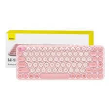 Baseus K01A Wireless Tri-Mode Keyboard Baby Pink